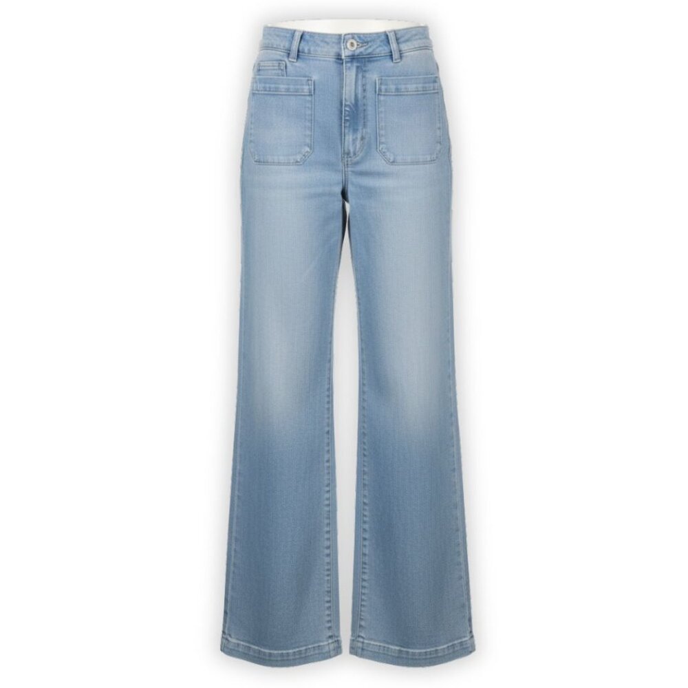 Rolla's Women's Size 29 Wide Leg Light Blue Organic Cotton Denim Blue Jeans